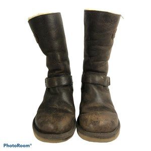 UGG AUSTRALIA Women’s Kensington Brown Sheepskin B